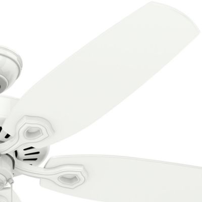 Image showing  52 in. 3-Speed Indoor Builder Ceiling Fan with Pull Chain, Brushed Nickel