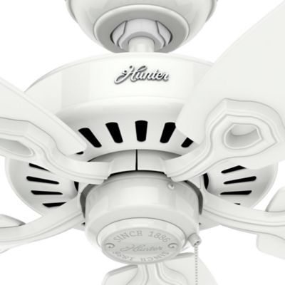 Image showing  52 in. 3-Speed Indoor Builder Ceiling Fan with Pull Chain, Brushed Nickel