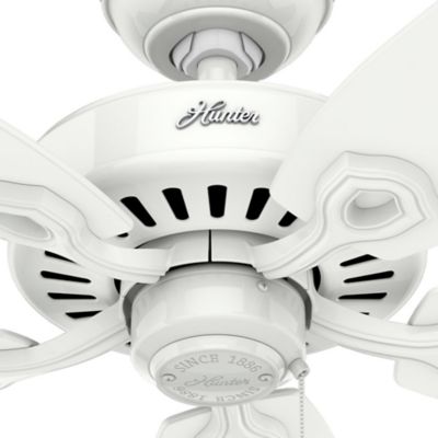 Image showing  52 in. 3-Speed Indoor Builder Ceiling Fan with Pull Chain, Brushed Nickel