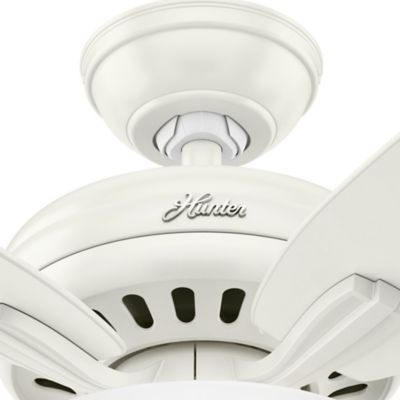 Image showing  52 in. 3-Speed Indoor Newsome Ceiling Fan with LED Light Kit and Pull Chain, Brushed Nickel, 53311
