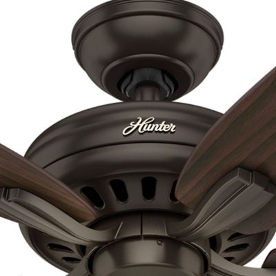 Image showing  52 in. 3-Speed Indoor Newsome Ceiling Fan with LED Light Kit and Pull Chain, Brushed Nickel, 53317