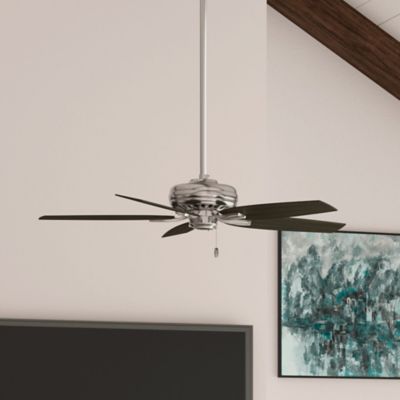Image showing 5 th Hunter 52 in. 3-Speed Indoor Newsome Ceiling Fan and Pull Chain, Fresh White