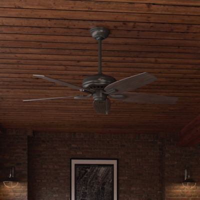 Image showing 5 th Hunter 52 in. 3-Speed Indoor Newsome Ceiling Fan and Pull Chain, Fresh White