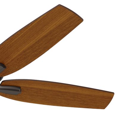Image showing  52 in. 3-Speed Indoor/Outdoor Newsome Damp-Rated Ceiling Fan with Pull Chain