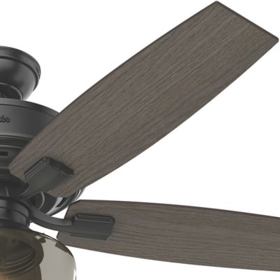 Image showing 1 th Hunter 52 in. 3-Speed Indoor Bennett Ceiling Fan with LED Light Kit and Handheld Remote