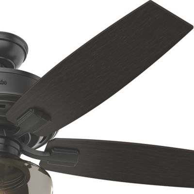 Image showing 2 th Hunter 52 in. 3-Speed Indoor Bennett Ceiling Fan with LED Light Kit and Handheld Remote
