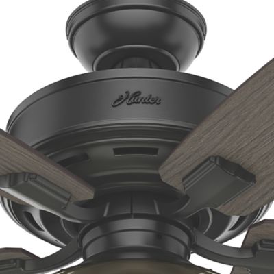 Image showing 3 th Hunter 52 in. 3-Speed Indoor Bennett Ceiling Fan with LED Light Kit and Handheld Remote