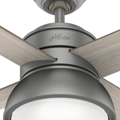 Image showing  36 in. 3-Speed Indoor Loki Ceiling Fan with LED Light Kit and Pull Chain, Copper