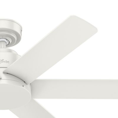 Image showing  44 in. 3-Speed Indoor/Outdoor Kennicott Damp-Rated Ceiling Fan with Wall Control, Matte Silver