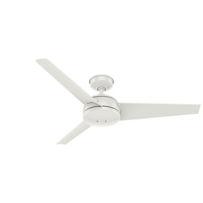 Hunter 52 in. Trimaran Wet-Rated Ceiling Fan and Wall Control, Matte Silver