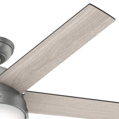 Image showing  52 in. 3-Speed Indoor Anslee Ceiling Fan with LED Light Kit and Pull Chain, Bronze