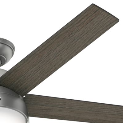 Image showing  52 in. 3-Speed Indoor Anslee Ceiling Fan with LED Light Kit and Pull Chain, Bronze