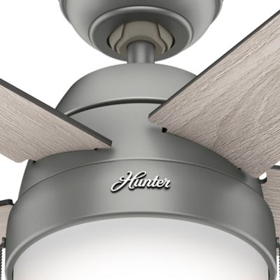 Image showing  52 in. 3-Speed Indoor Anslee Ceiling Fan with LED Light Kit and Pull Chain, Bronze