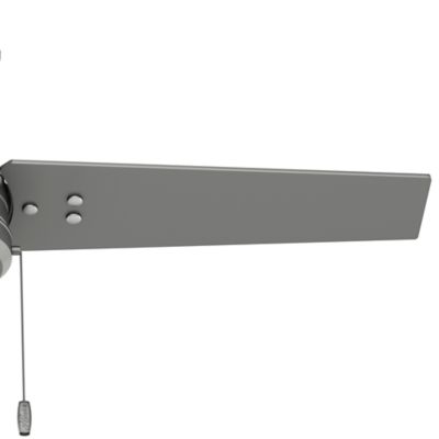 Image showing  44 in. 3-Speed Indoor/Outdoor Cassius Damp-Rated Ceiling Fan with Pull Chain