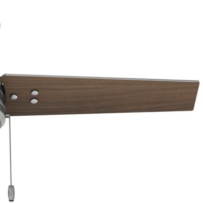 Image showing  44 in. 3-Speed Indoor/Outdoor Cassius Damp-Rated Ceiling Fan with Pull Chain