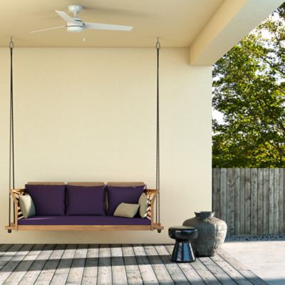 Image showing  44 in. 3-Speed Indoor/Outdoor Cassius Damp-Rated Ceiling Fan with Pull Chain
