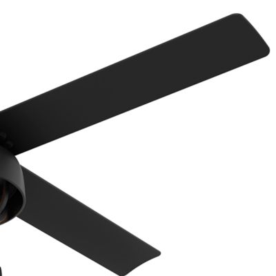 Image showing  52 in. 3-Speed Indoor/Outdoor Spring Mill Damp-Rated Ceiling Fan with LED Light Kit and Pull Chain