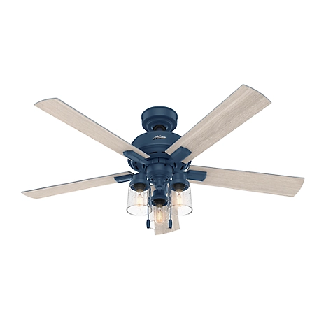 Hunter 52 in. Hartland Ceiling Fan with LED Light Kit and Pull Chain