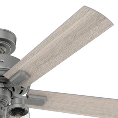 Image showing  52 in. 3-Speed Indoor Hartland Ceiling Fan with LED Light Kit and Pull Chain