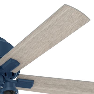 Image showing  52 in. 3-Speed Indoor Hartland Low-Profile Ceiling Fan with LED Light Kit and Pull Chain