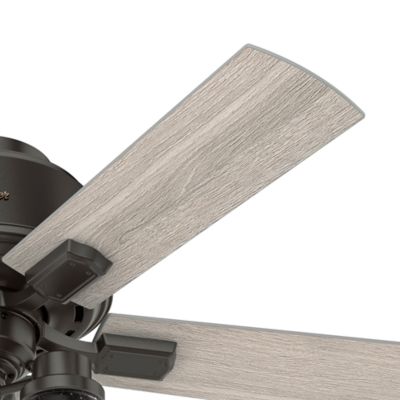 Image showing  44 in. 3-Speed Indoor Hartland Low-Profile Ceiling Fan with LED Light Kit and Pull Chain
