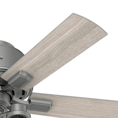 Image showing  44 in. 3-Speed Indoor Hartland Low-Profile Ceiling Fan with LED Light Kit and Pull Chain