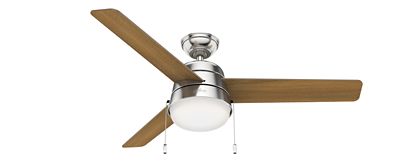 Hunter 52 in. Aker Ceiling Fan with LED Light Kit and Pull Chain