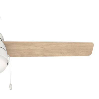 Image showing  52 in. 3-Speed Indoor Aker Ceiling Fan with LED Light Kit and Pull Chain