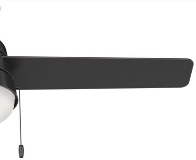 Image showing  52 in. 3-Speed Indoor/Outdoor Aker Damp-Rated Ceiling Fan with LED Light Kit and Pull Chain