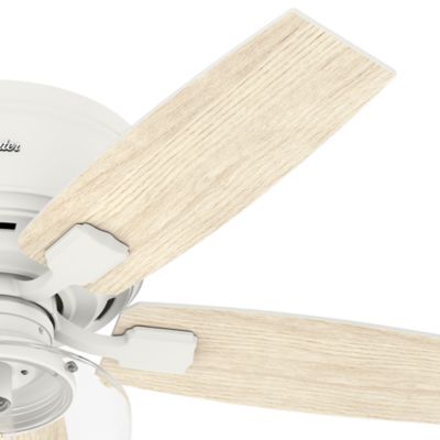 Image showing  44 in. 3-Speed Indoor Bennett Low-Profile Ceiling Fan with LED Light Kit and Handheld Remote
