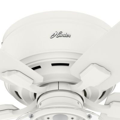 Image showing  44 in. 3-Speed Indoor Bennett Low-Profile Ceiling Fan with LED Light Kit and Handheld Remote