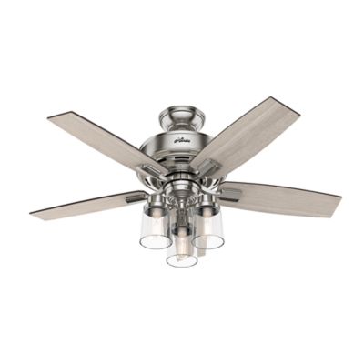 Hunter 44 in. 3-Speed Indoor Bennett Ceiling Fan with LED Light Kit and Handheld Remote