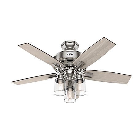 Hunter 44 in. Bennett Ceiling Fan with LED Light Kit and Handheld Remote