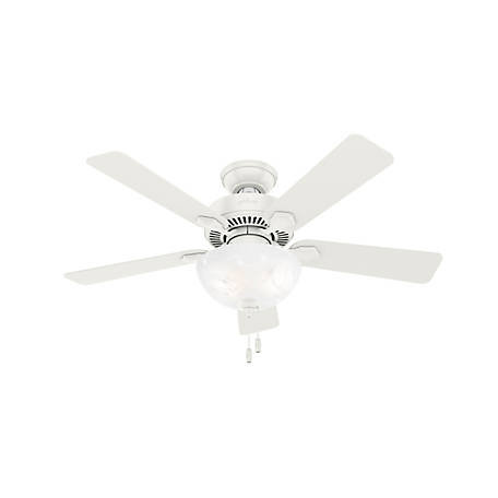 Hunter Swanson Ceiling Fan With Led Light Kit And Pull Chain 44 In Matte Silver 50905 At Tractor Supply Co - Menards Ceiling Fans With Light Kits
