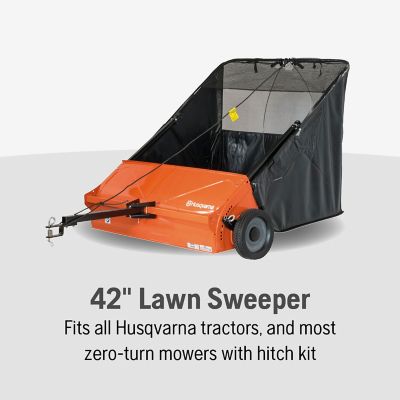 Image showing  42 in. Lawn Sweeper, 20 cu. ft. Riding Mower Attachments