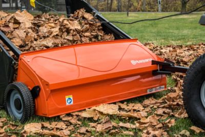 Image showing 8 th Husqvarna 42 in. Lawn Sweeper, 20 cu. ft. Riding Mower Attachments