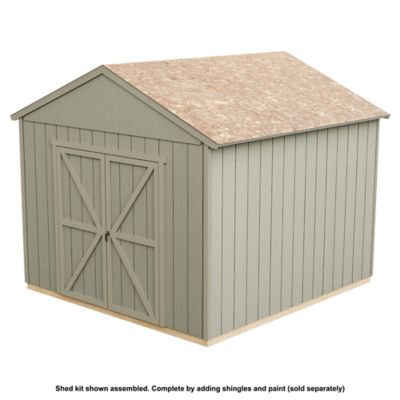 Image showing 5 th Shed Master 10 ft. x 10 ft. Ranch Style Outdoor Wood Storage Shed
