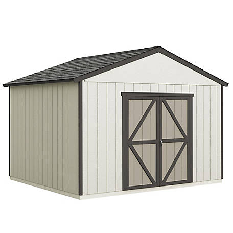 Shed Master 12 ft. x 12 ft. Ranch Style Outdoor Wood Storage Shed
