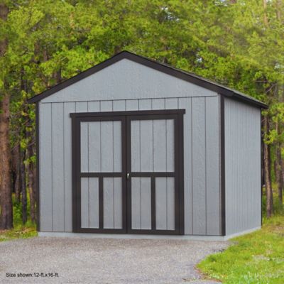 Image showing  12 ft. x 16 ft. Ranch Style Outdoor Wood Storage Shed
