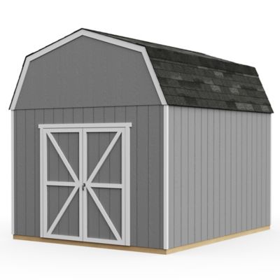 Image showing  10 ft. x 12 ft. Barn Style Outdoor Wood Storage Shed
