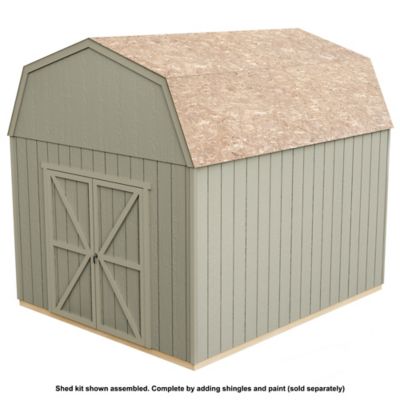 Image showing 5 th Shed Master 10 ft. x 12 ft. Barn Style Outdoor Wood Storage Shed