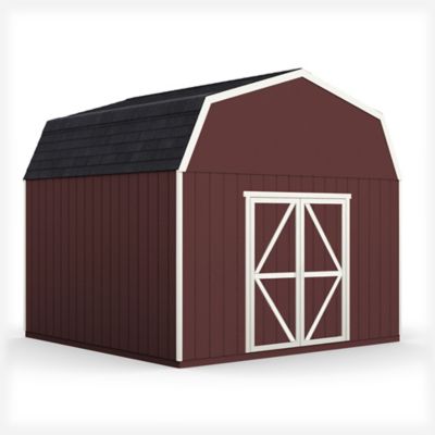 Shed Master 10 ft. x 16 ft. Barn Style Outdoor Wood Storage Shed