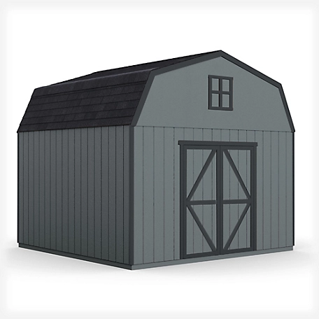 Shed Master 12 ft. x 16 ft. Barn Style Outdoor Wood Storage Shed
