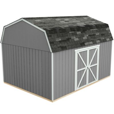 Image showing  12 ft. x 16 ft. Barn Style Outdoor Wood Storage Shed