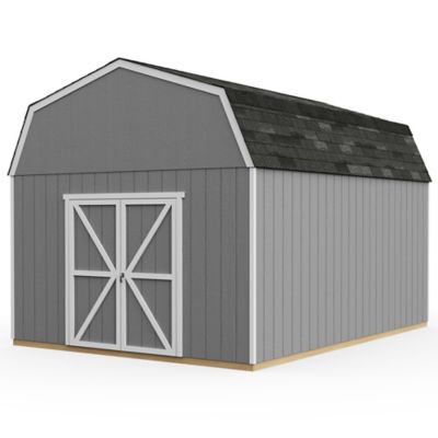 Image showing  12 ft. x 16 ft. Barn Style Outdoor Wood Storage Shed