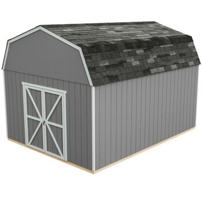 Image showing  12 ft. x 16 ft. Barn Style Outdoor Wood Storage Shed