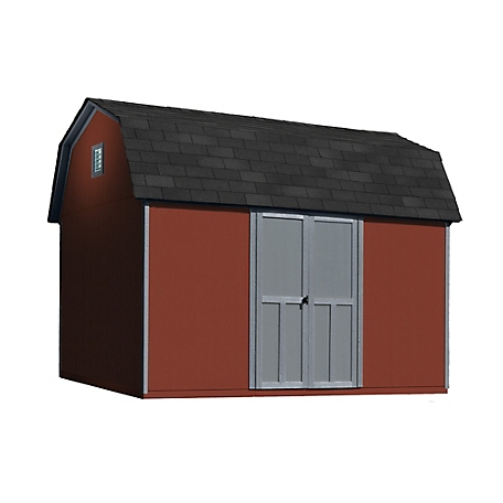 Shed Master 8 ft. x 12 ft. Classic Barn Style Wood Storage Shed