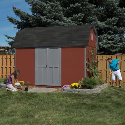 Image showing  8 ft. x 12 ft. Classic Barn Style Wood Storage Shed