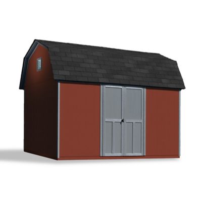 Image showing  8 ft. x 12 ft. Classic Barn Style Wood Storage Shed