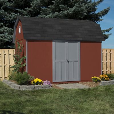 Image showing 6 th Shed Master 8 ft. x 12 ft. Classic Barn Style Wood Storage Shed